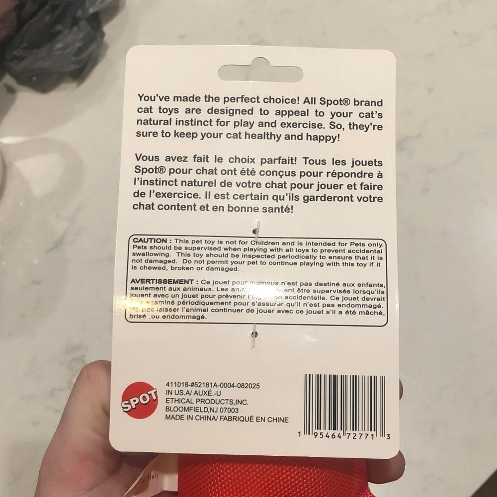 Red Catnip Toy for Cats Purrritos